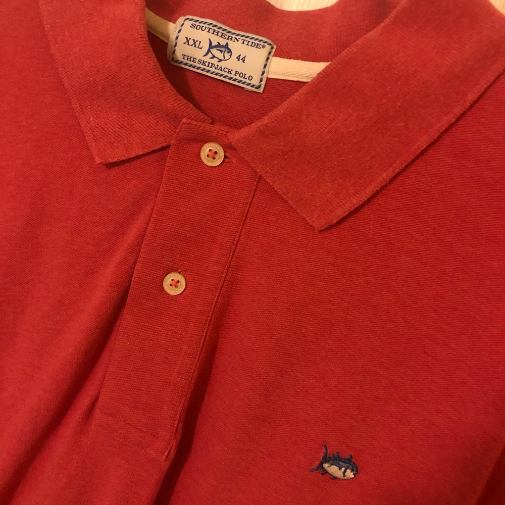 Southern Tide Skipjack Polo XXL - Dark Pink